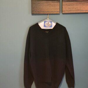 Clan Douglas 100% Scotland Cashmere Sweater | L | Navy | Like New |  Heavyweight
